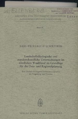 Seller image for Landschaftskologische und standortskundliche Untersuchungen for sale by Clivia Mueller