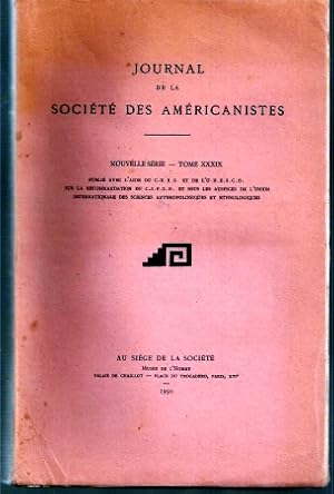 Journal de la Societe des Americanistes