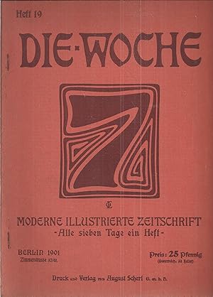 Bild des Verkufers fr Die Woche 3.Jahrgang 1901 Heft 19 (1 Heft) zum Verkauf von Clivia Mueller