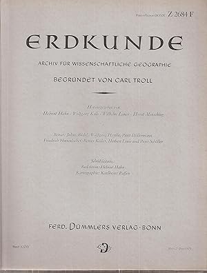 Erdkunde Band XXVI, Hefte 1-4 (komplett)