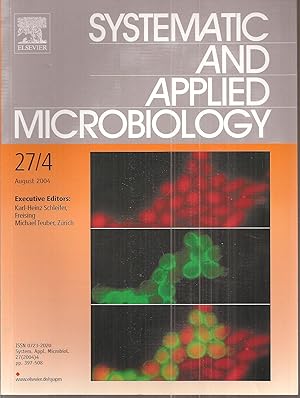 Seller image for Systematic and Applied Microbiology No. 27/4 August 2004 for sale by Clivia Mueller