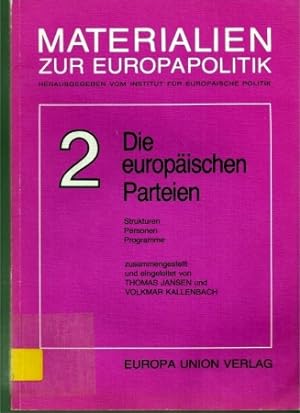 Bild des Verkufers fr Die europischen Parteien zum Verkauf von Clivia Mueller