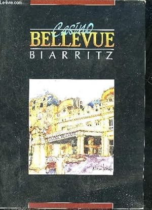 Seller image for PLAQUETTE : CASINO BELLEVUE BIARRITZ. for sale by Le-Livre