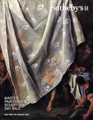 Master Paintings & Sculpture Day Sale - New York, 29 January 2016