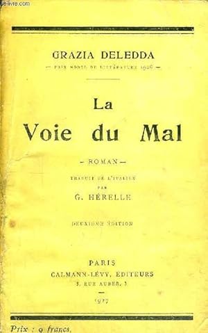 Seller image for LA VOIE DU MAL for sale by Le-Livre