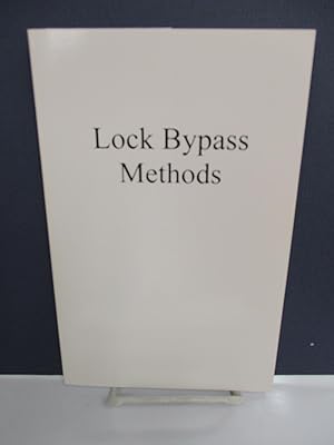 Seller image for Lock Bypass Methods. for sale by Zephyr Books