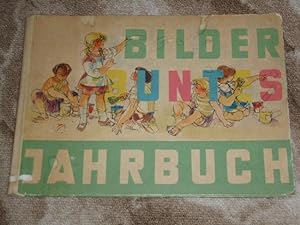 Bilderbuntes Jahrbuch : Eine Anleitg zum dekorativen Zeichnen, Malen u. Schneiden f. 7- bis 11jäh...