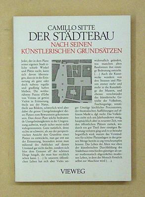 Der Städtebau nach seinen künstlerischen Grundsätzen. Vermehrt um «Grossstadtgrün». (Reprint).