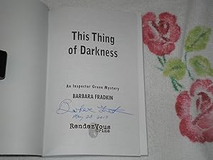 Seller image for This Thing Of Darkness: Signed for sale by SkylarkerBooks