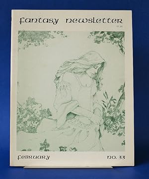 Seller image for Fantasy Newsletter February 1981 Issue 33 for sale by The Book Bin