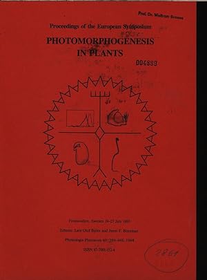 Imagen del vendedor de Proceedings of the European Symposium "Photomorphogenesis in Plants", Frostavallen, Sweden 19-23 July 1983. Physiologia Plantarum 60, 359-448, 1984. a la venta por Antiquariat Bookfarm