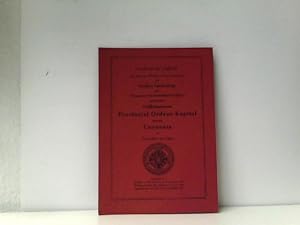 Provinzial-Ordens-Kapitel Coronata Verzeichnis der Mitglieder (abgeschlossen zum Ordensfest 1956)