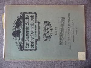 - Mitteilungen des Landesverein Sächsischer Heimatschutz. 1 Einzel - Heft 9 bis 12, 1917, Band VII