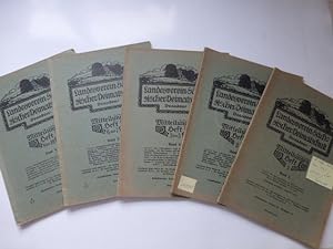 - Mitteilungen des Landesverein Sächsischer Heimatschutz. Heft 1 - 10 in 5 Einzelheften, 1916, Ba...