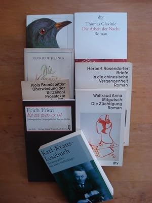 Seller image for Deutschsprachige Literatur - 8 Bnde in Taschenbuch for sale by Antiquariat Birgit Gerl