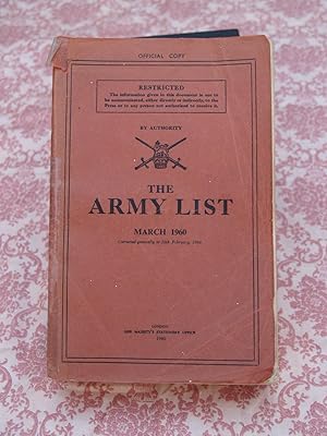 The Army List March 1960