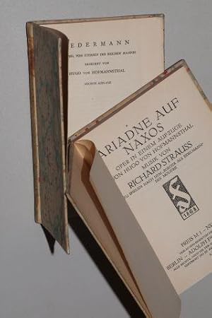 Ariadne auf Naxos. Oper in einem Aufzuge von H.v. Hofmannsthal, Musik von Richard Strauss. Zu spi...