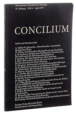 Bild des Verkufers fr Concilium. Internationale Zeitschrift fr Theologie. Jahrg. 15, Heft 4 (1979). zum Verkauf von Antiquariat Lehmann-Dronke