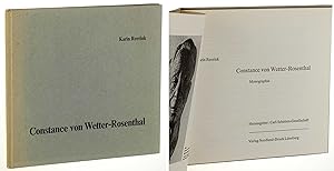 Constance von Wetter-Rosenthal. Monographie.