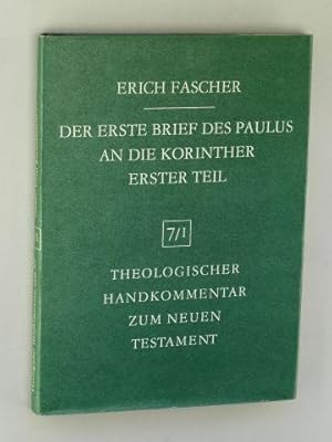 Der erste Brief des Paulus an die Korinther. Teil 1.