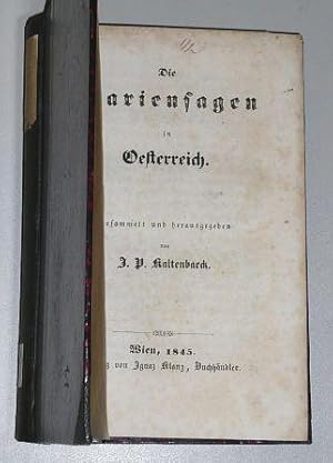 Imagen del vendedor de Mariensagen in Oesterreich. a la venta por Antiquariat Lehmann-Dronke