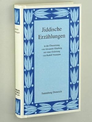 Seller image for Jiddische Erzhlungen in der bers. von Alexander Eliasberg. Mit einer Einl. von Rudolf Neumann, for sale by Antiquariat Lehmann-Dronke