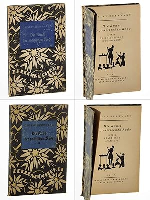 Image du vendeur pour Die Kunst der politischen Rede. 2 Teile: Geschichtliche Grundlagen; Praktische Anleitung. mis en vente par Antiquariat Lehmann-Dronke