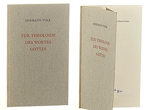 Bild des Verkufers fr Zur Theologie des Wortes Gottes. (Abschiedsvorlesung 1962 in Mnster). zum Verkauf von Antiquariat Lehmann-Dronke