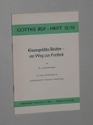 Seller image for Evangelische Beichte, ein Weg zur Freiheit for sale by Antiquariat Lehmann-Dronke