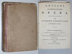 Seller image for Opera. Ad optimorum librorum fidem edita. Ed. stereotypa. Tomus II. for sale by Antiquariat Lehmann-Dronke