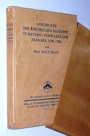 Bild des Verkufers fr Geschichte der kirchlichen Baukunst in Bayern/ Schwaben und Franken 1550-1780. 2. Aufl. zum Verkauf von Antiquariat Lehmann-Dronke