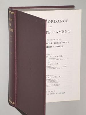 Image du vendeur pour A Concordance to the Greek Testament. 5th ed. mis en vente par Antiquariat Lehmann-Dronke