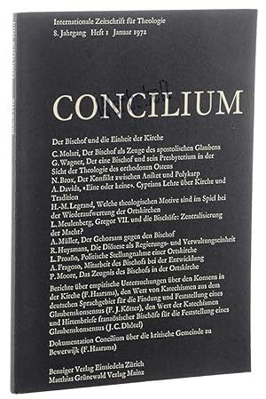 Bild des Verkufers fr Concilium. Internationale Zeitschrift fr Theologie. Jahrg. 8, Heft 1 (1972). zum Verkauf von Antiquariat Lehmann-Dronke