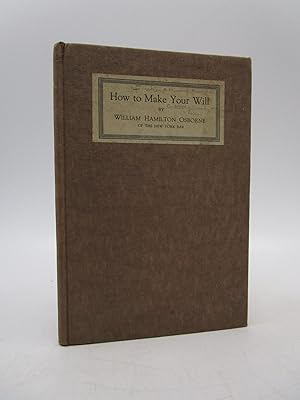 How to Make Your Will (Signed First Edition)