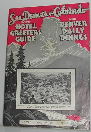 Image du vendeur pour Colorado Greeters Guide and Denver Doings mis en vente par Weatherby Books