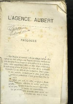 Seller image for L'AGENCE AUBERT - LE LIVRE ROUGE for sale by Le-Livre