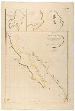 Carte Réduite Des Côtes Et Du Golfe De Californie.