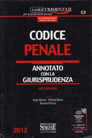 Imagen del vendedor de Codice penale Annotato con la giurisprudenza a la venta por Di Mano in Mano Soc. Coop