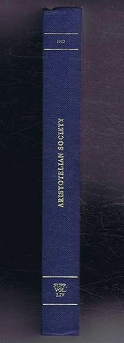 The Aristotelian Society: Supplementary Volume LV (55) 1981. The Symposia read at the Joint Sessi...