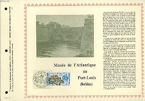 FEUILLET ARTISTIQUE PHILATELIQUE - PAC - 76 - 49 - MUSEE DE L'ATLANTIQUE AU PORT-LOUIS (MORBIHAN)