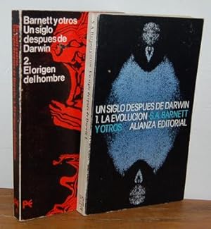 Seller image for UN SIGLO DESPUS DE DARWIN. Vol 1 y 2. EL ORIGEN DEL HOMBRE for sale by EL RINCN ESCRITO