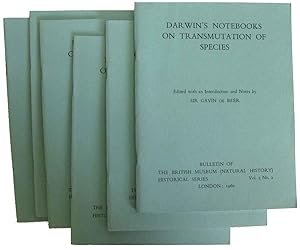 Darwin's Notebooks on Transmutation of Species [Vi Parts].