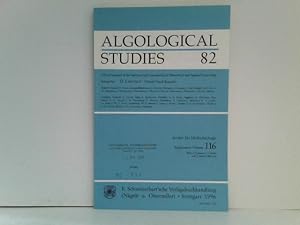 Algological Studies 82 / Archiv für Hydrobiologie, Supplement Volumes - No. 116