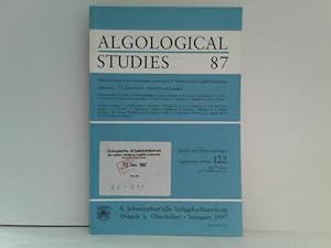 Algological Studies 87 / Archiv für Hydrobiologie, Supplement Volumes - No. 122