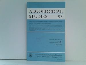 Algological Studies 93 / Archiv für Hydrobiologie, Supplement Volumes - No. 128