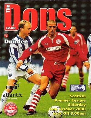 The Dons. Matchday Magazine Scottish Premier League Aberdeen v. Dundee. Saturday 14th October 2000.