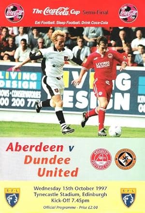Aberdeen v. Dundee United, Wednesday 15 October 1997.