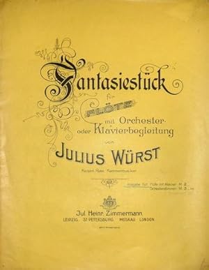 Fantasiestück für Flöte mit Orchester- oder Klavierbegleitung. Ausgabe für Flöte mit Klavier