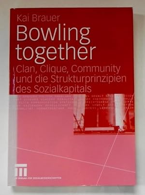 Bowling together. Clan, Clique, Community und die Strukturprinzipien des Sozialkapitals.