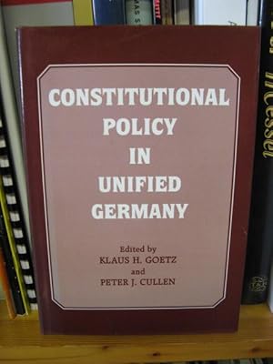 Seller image for Constitutional Policy in Unified Germany for sale by PsychoBabel & Skoob Books